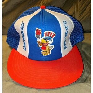 LA Los Angeles 1984 Olympics Sam The Eagle Trucker Snapback Hat Cap Brand New